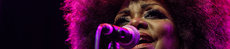 Michelle David & The Gospel Sessions, Vanslag, Borger, 22 maart, Foto Klaas